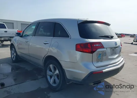 2012 Acura Mdx Technology Package z USA, uszkodzony, nr VIN 2HNYD2H31CH526634